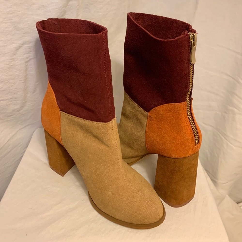 Multi Colored Booties